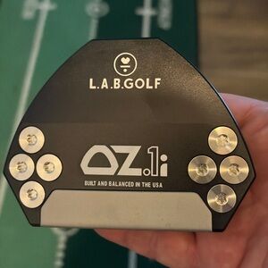 L.A.B. Golf Black and Silver Putter